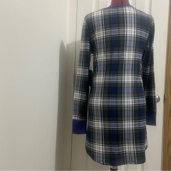 Fammy Jammies women holiday plaid knit long sleeves pajama dress. Size S/P. NWT. - Picture 6 of 7